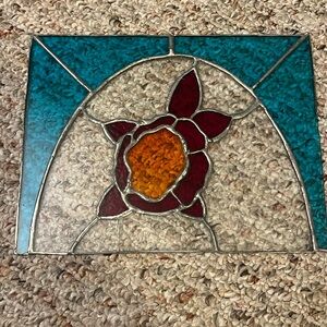 Stained Glass Flower Picture